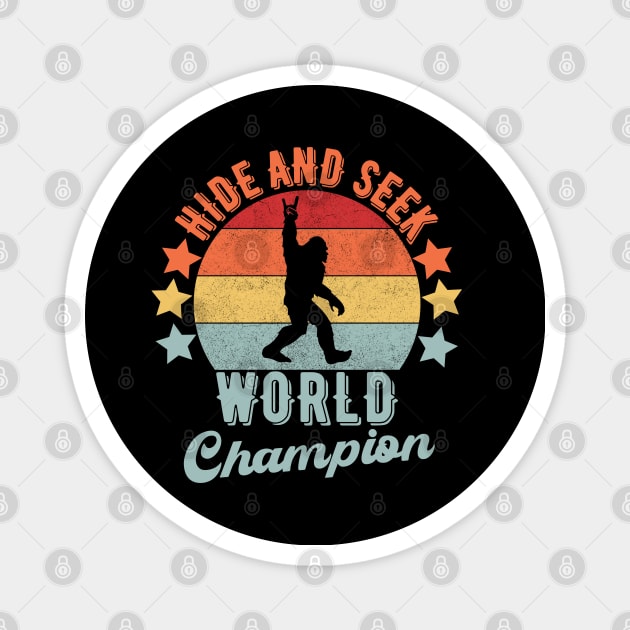 Hide and Seek World Champion Magnet by Myartstor 